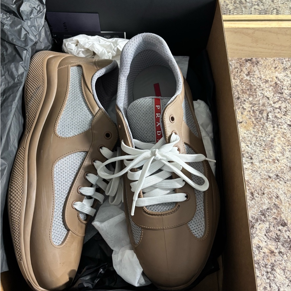 Prada Black Box with Striking Red Accent